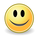 an emoticon smile/happy face